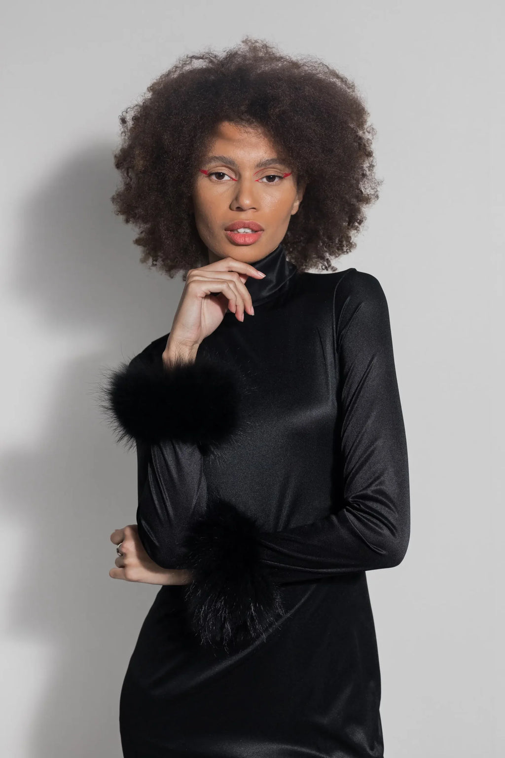 Black long dress Perl