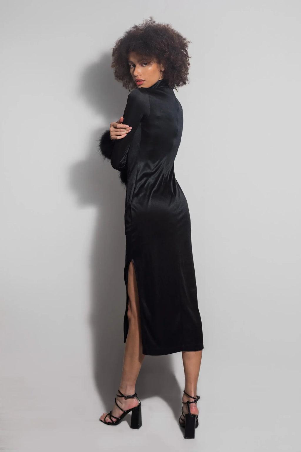 Black long dress Perl